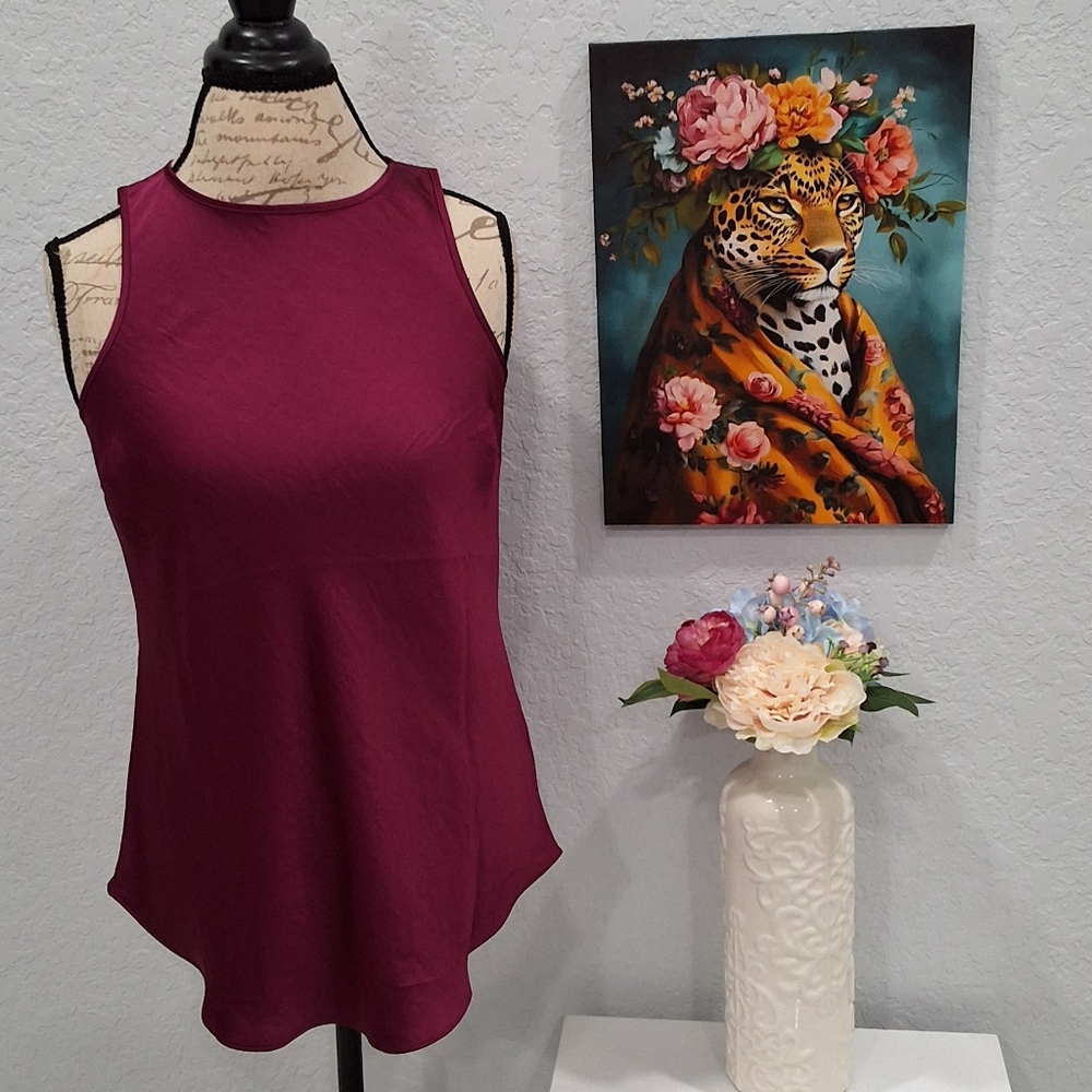 NWT Express Burgundy Tank Top